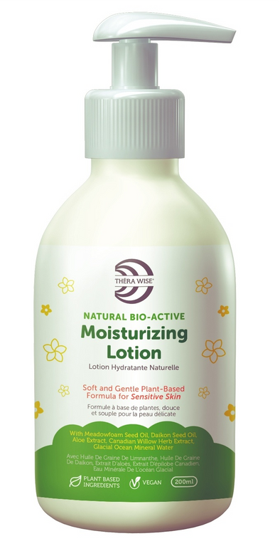 Natural Bio-Active Moisturizing Lotion, 200ml - Protect Skin Microbiome 99.6% Plant-Based - Thera Wise