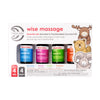 Wise Massage Essential Oils 4 pack X 10ml, Aromatherapy, Pre-Blended Essential Oil - Thera Wise